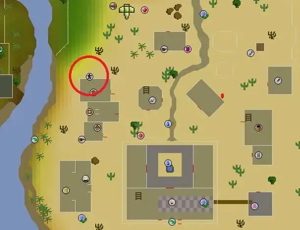 osrs Al-Kharid rooftop agility course how to get there