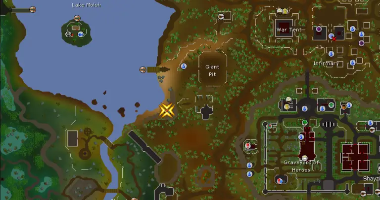 OSRS Giants Den | Location, Map & Monsters