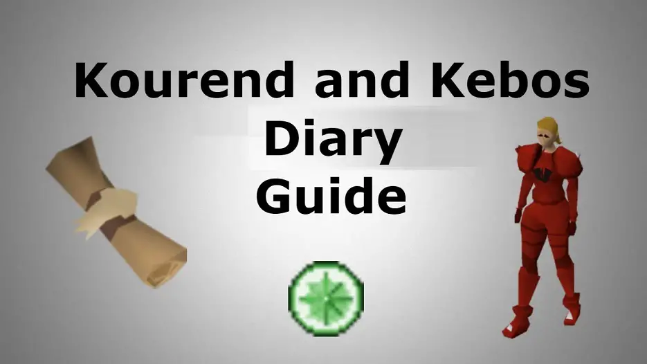 Elegance kabine endelse OSRS Kourend & Kebos Diary Guide | Fastest Methods