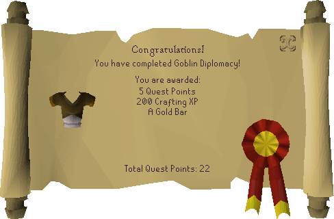 osrs Goblin Diplomacy rewards