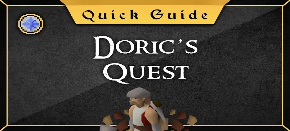 Arkæologiske Sind Stå op i stedet OSRS Dorics Quest | Quick & Easy Guide