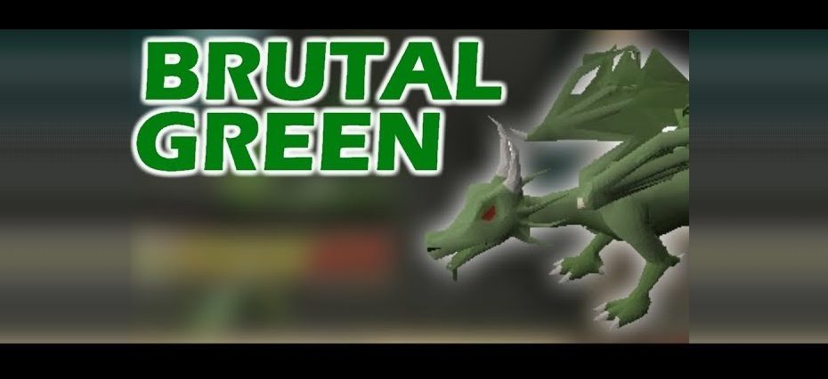 osrs brutal green dragon guide