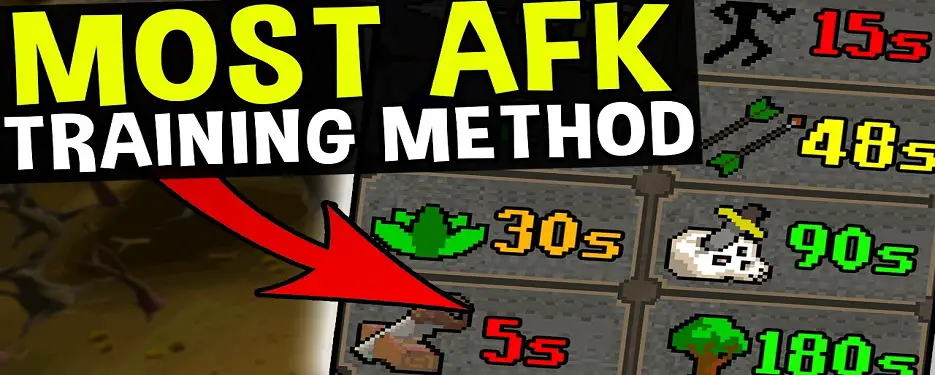 osrs best AFK training methods